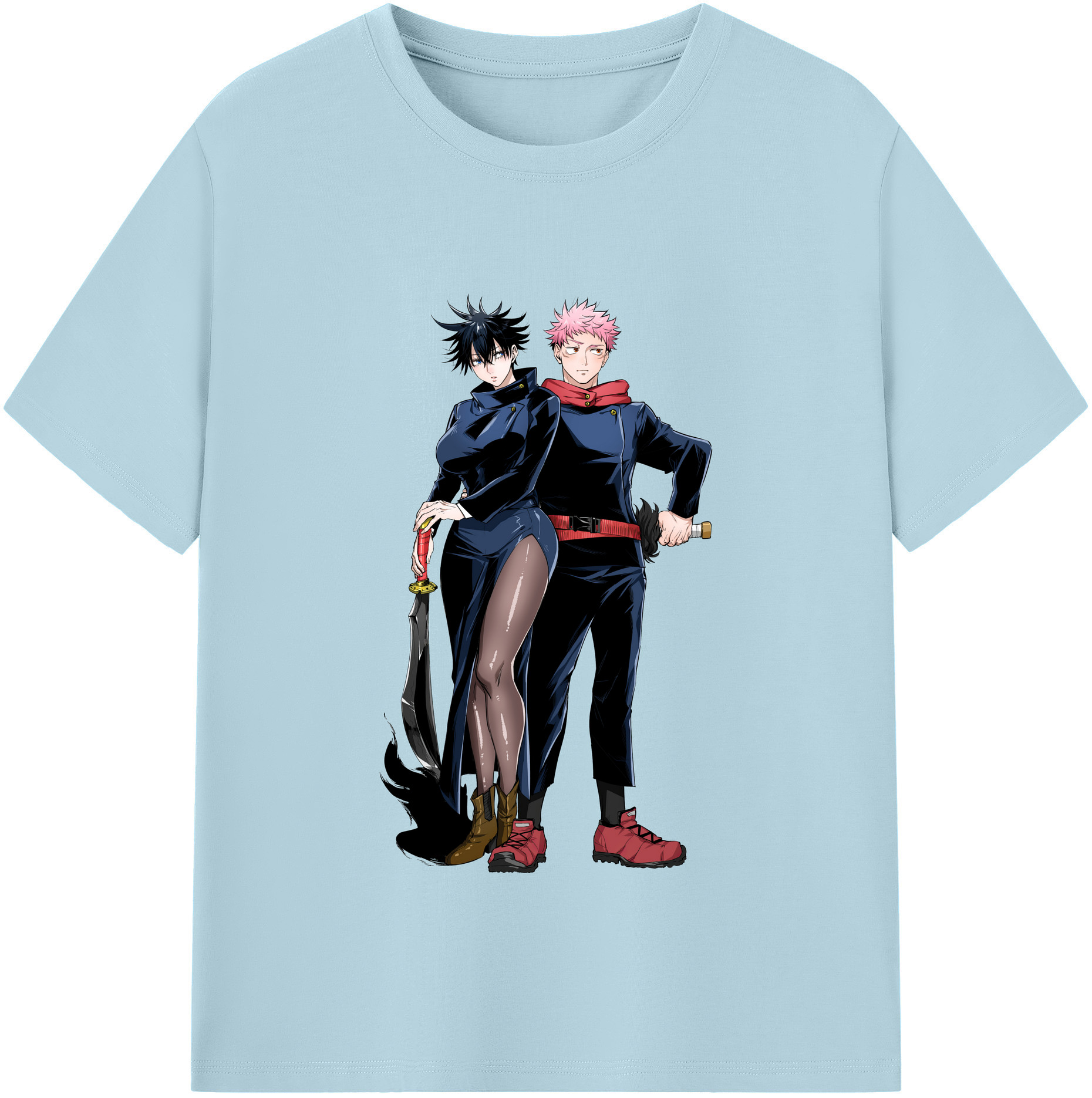 （画像用） 呪術廻戦 Jujutsu Kaisen 綿100％半袖Tシャツ（フロントプリント）